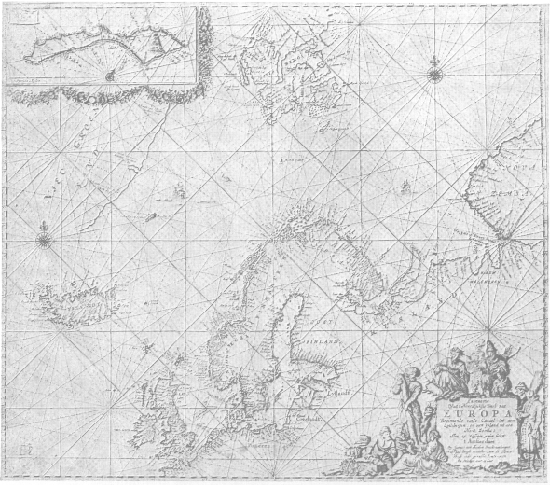 nederlandsk kart 1670