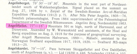 text angellfjellet old